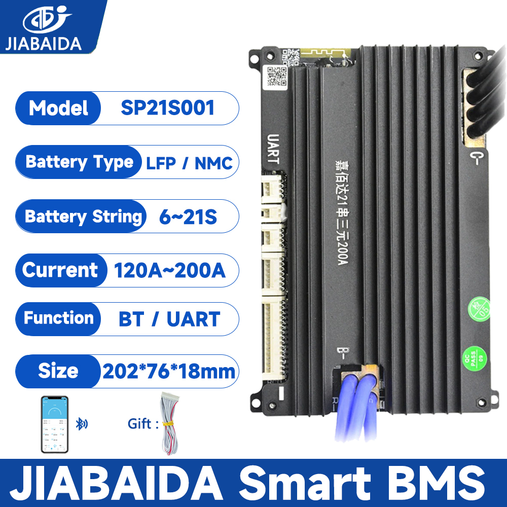 JBD Smart BMS Lifepo4 16S 48V 60V 8S 20S 21S 22S 23S 24S Battery ...