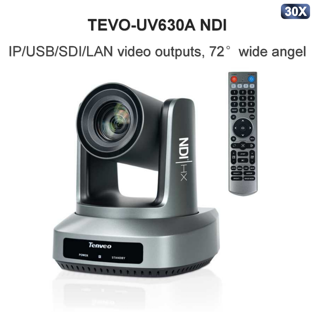 Tenveo AI Auto Tracking Conference Camera POE Live Streaming PTZ Camera ...