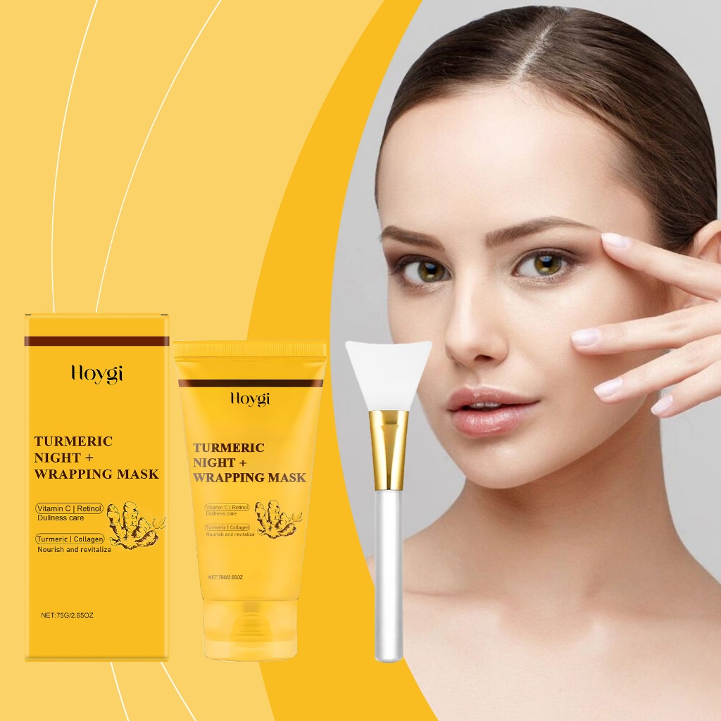 Turmeric Night + Wrapping Mask, Kojic Acid Turmeric Collagen Night ...