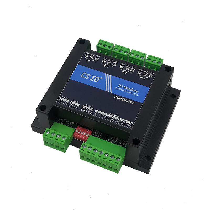 RS485 Serial Relay Industry Remote Control Switch 4DO 4AI 20 mA Modbus ...