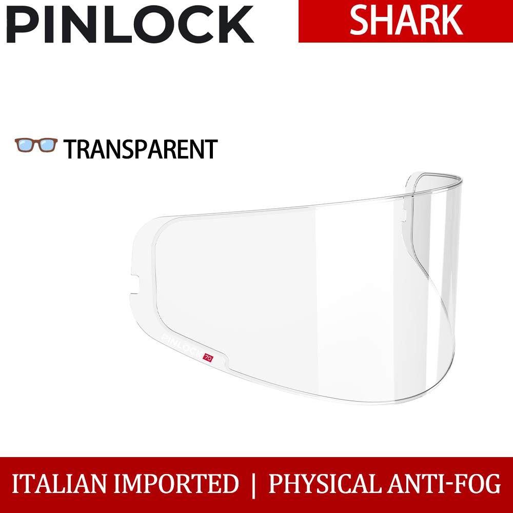 Shark Helmet Accessories Pinlock 120 Clear Anti Fog Lens for RACE-R ...