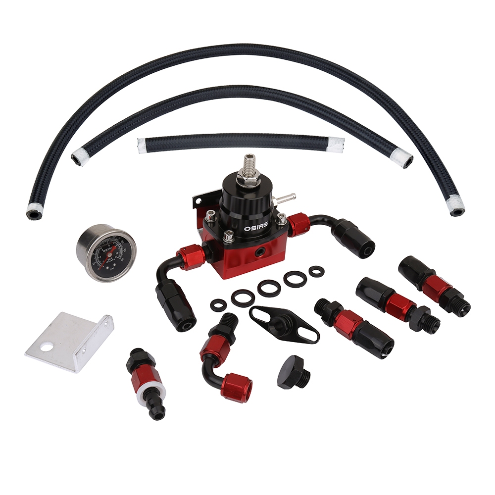 OSIAS Adjustable Fuel Pressure Regulator Kit Universal AN6 Accessories ...