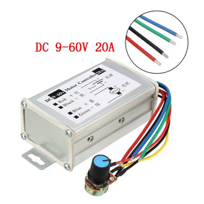Brushed DC Motor Controller 12V24V Forward And Reverse Switching Speed ...