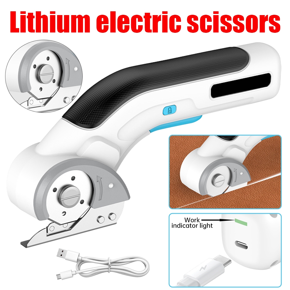 Battery electric scissors electric cutter Rechargeable cordless ...