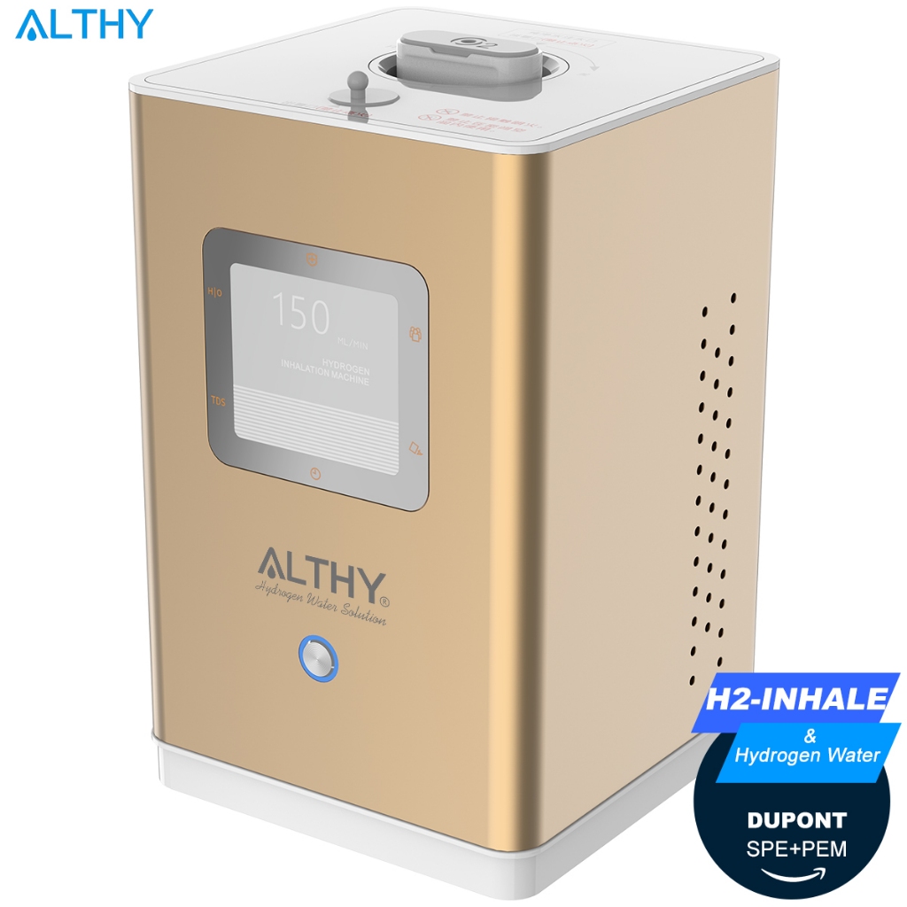 ALTHY Hydrogen Inhalation Machine 99.99% High Purity Low Noise Hydrogen ...