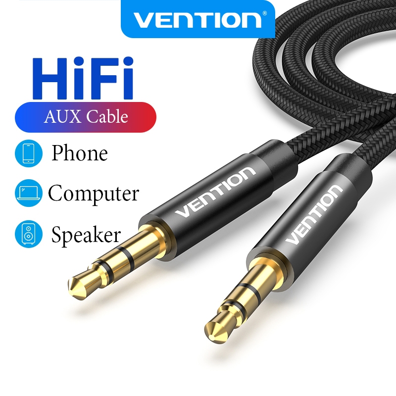 Vention Audio Cable HiFi Aux Male To Male Cable for
