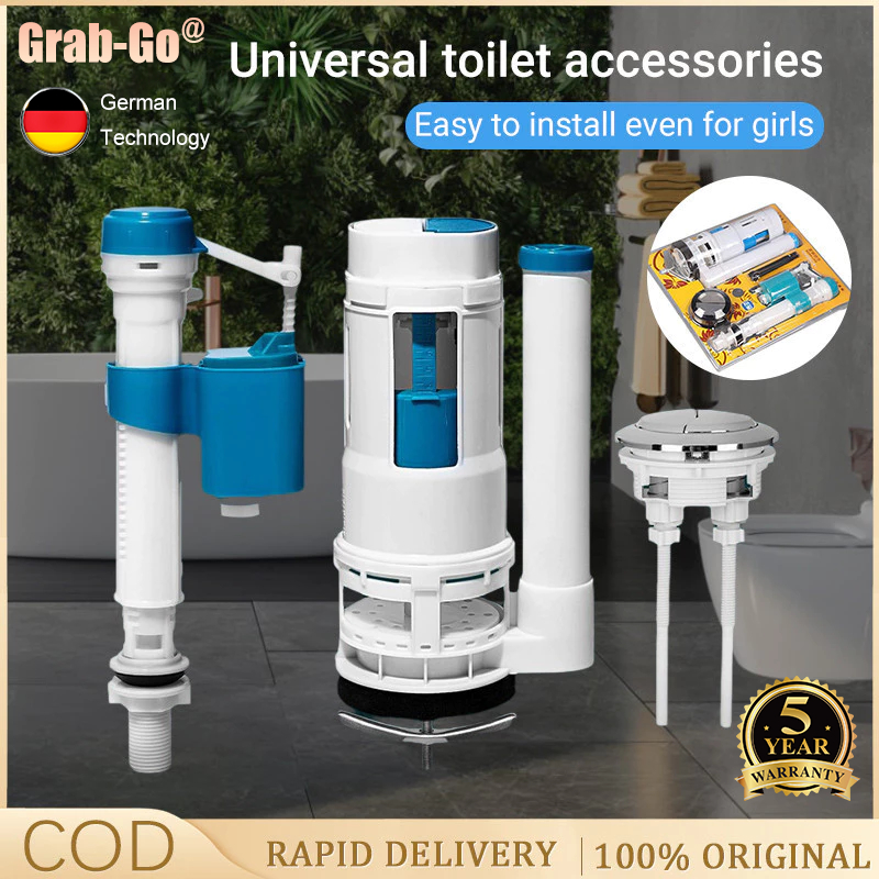 Flush Toilet Flush Set Pam Tandas Flush Duduk Toilet Flush Valve 馬桶水箱配件 ...
