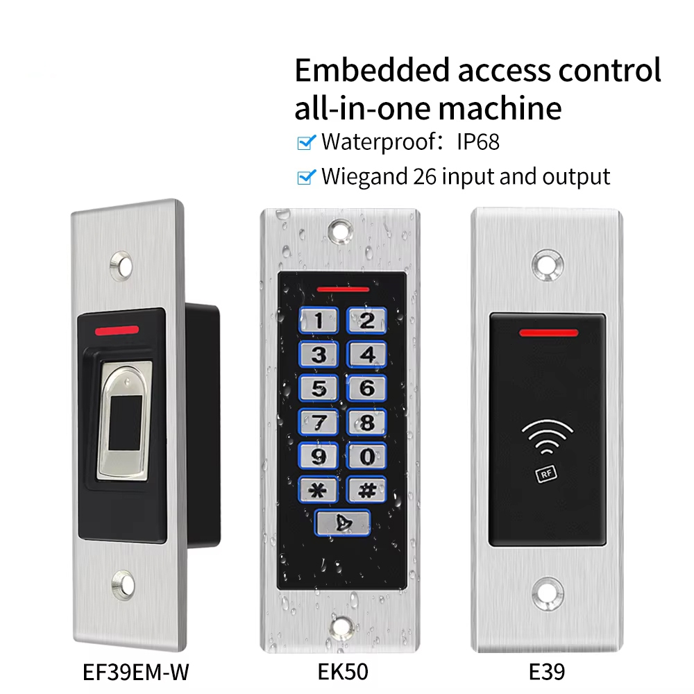 Fingerprint Access Control Keypad Embedded Waterproof Metal RFID ...