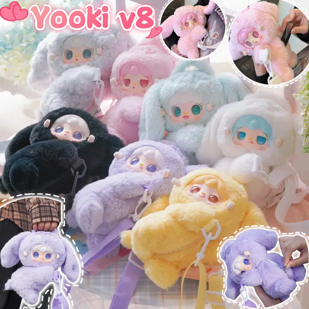 Yooki V8 Crossbody Bag Blind Box | Yooki Bunny Coin Purse Series Bag ...
