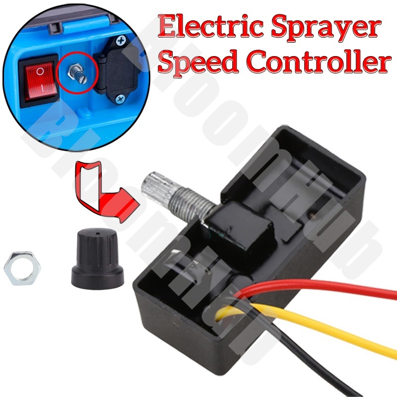 Speed Control DC 12V Electric Sprayer Speed Controller Battery Sprayer ...