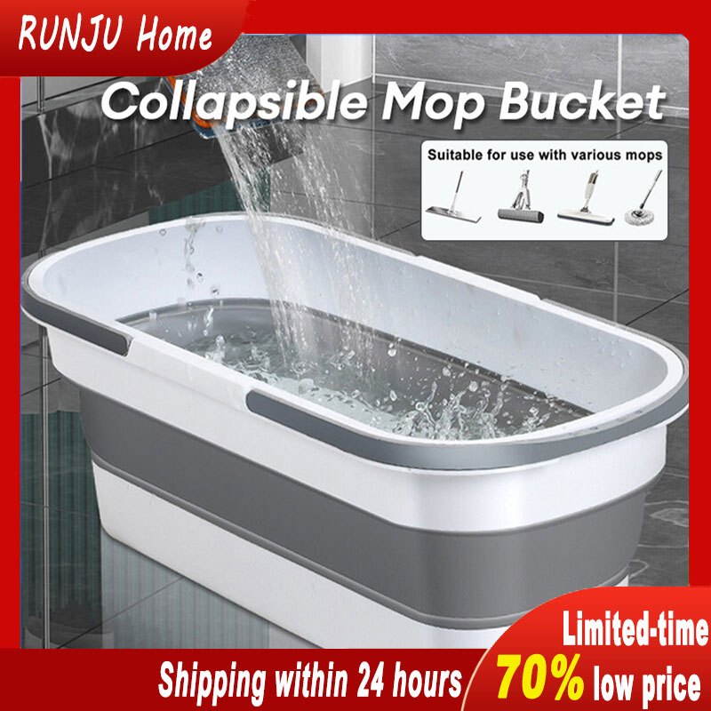 Large Capacity Foldable Bucket Rectangle Mop Bucket Foldable ...