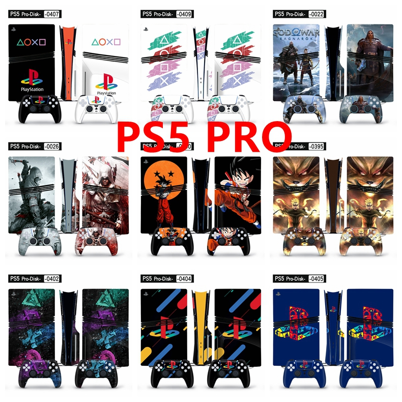38 Colors Skin Sticker Compatible with Sony Playstation 5 Pro Disc ...
