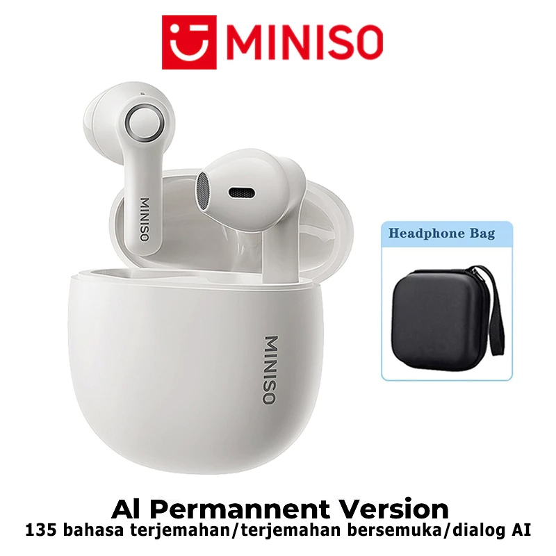 Audífonos Traductor Miniso X52 AI Translator Earbuds Real Time