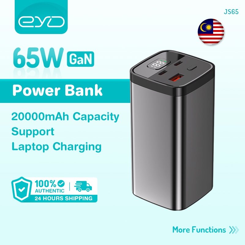 Dexnor Solar Powerbank 27.000 MAh - 65W PD Schnellladung & Wireless Charging