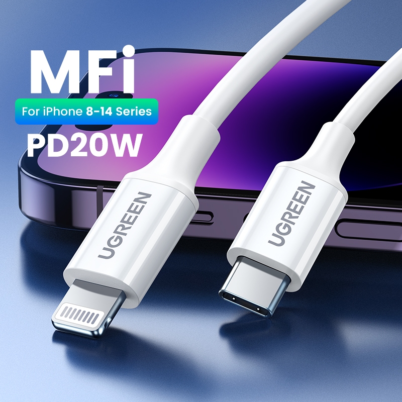 UGREEN PD 20W USB C To Ligtning PD Fast Charging Cable compatible for ...