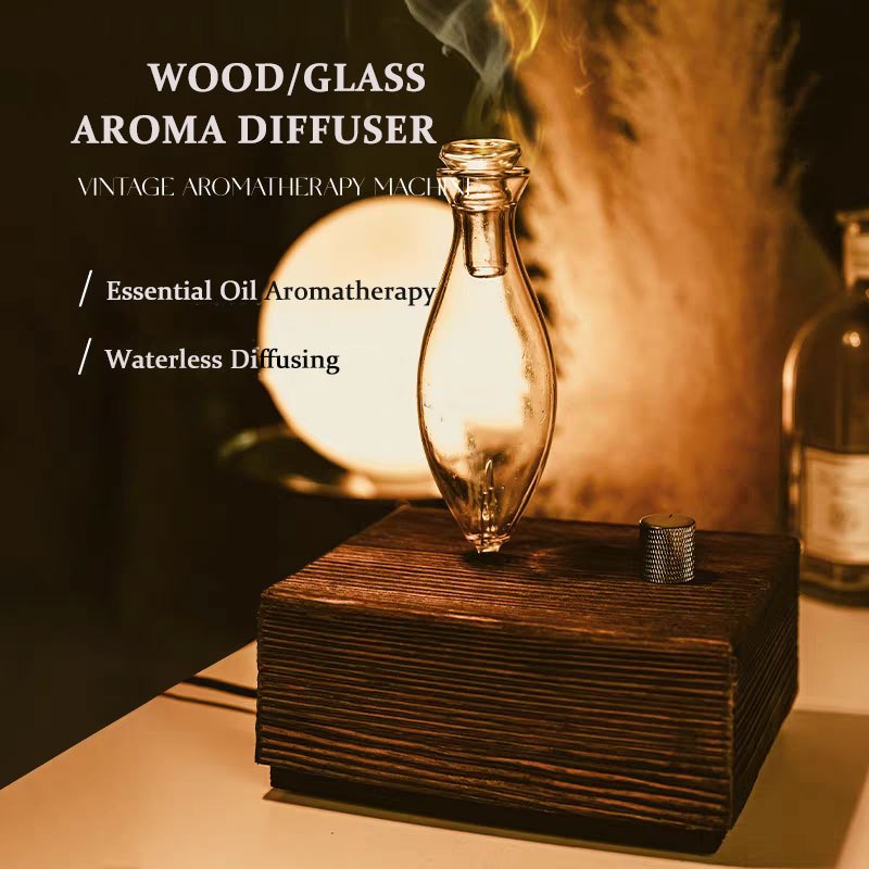Waterless Aromatherapy Diffuser Essential Oil Spray Nebulizer with ...