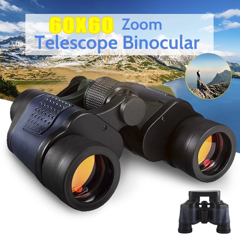 60x60 Teropong Zoom Telescope Binocular Eyebrow Clear View Remote ...