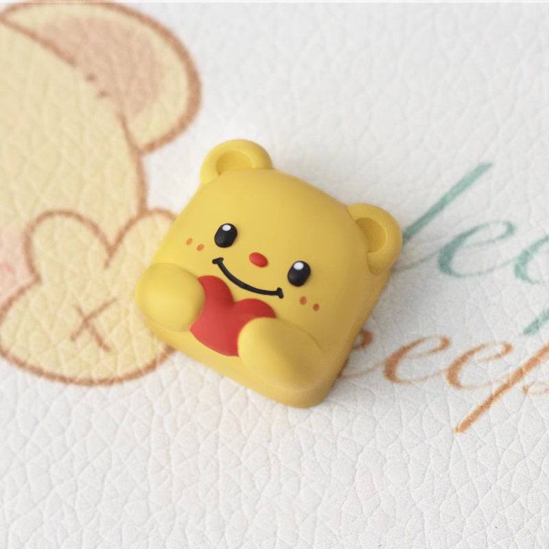 -LW- Butter Bear Resin Keycaps Customized Mechanical Keyboard ...