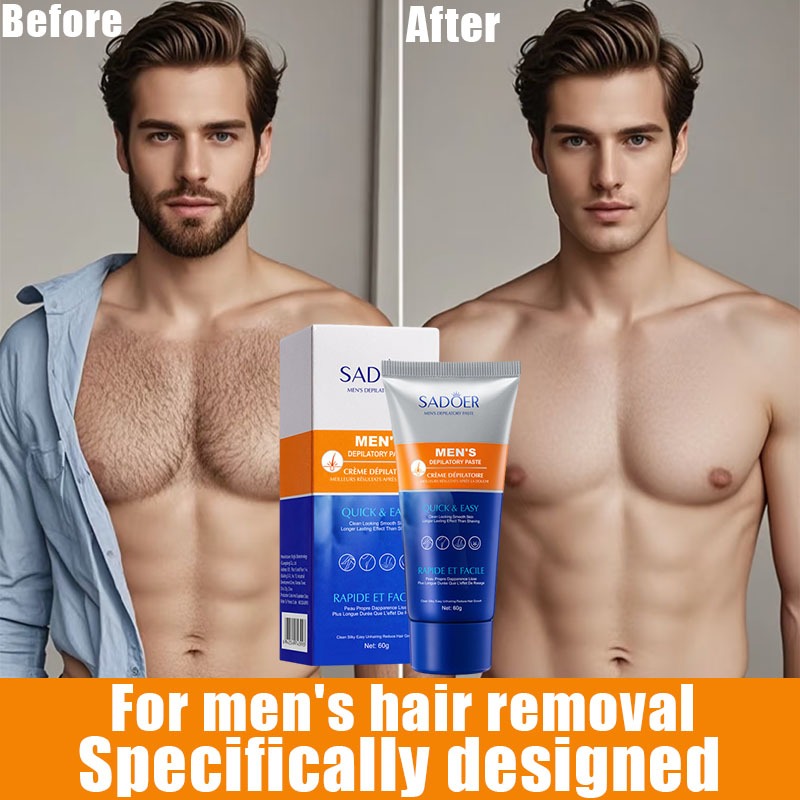 Men's hair removal cream hair removal cream painless hair removal 60g ...