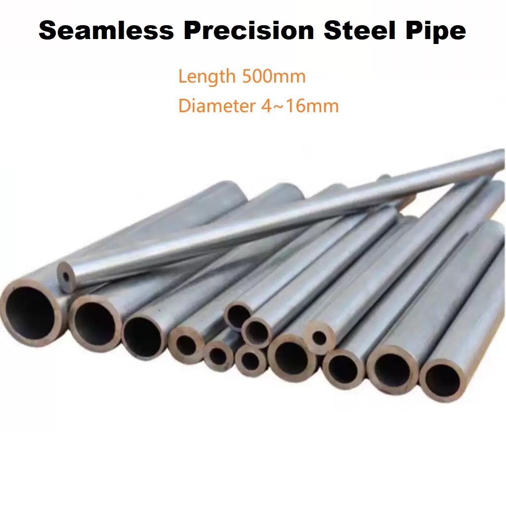 Seamless Explosion-Proof Steel Pipe – 40Cr Chrome Molybdenum Alloy, OD16mm X 500mm, ID 8.6mm, Precision Industrial Tube
