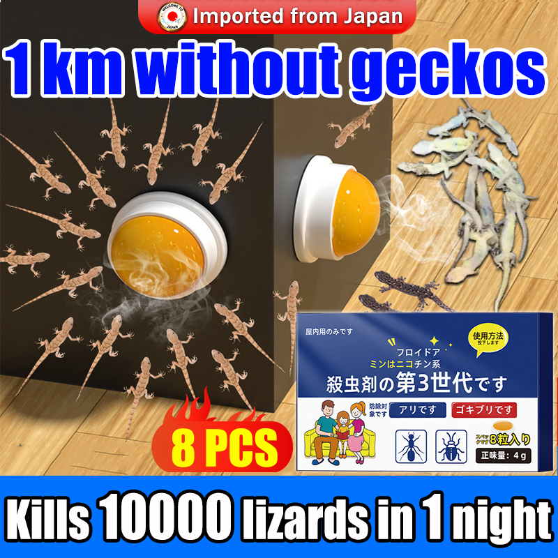 The gecko died overnight lizard killer racun cicak paling berkesan 8pcs ...