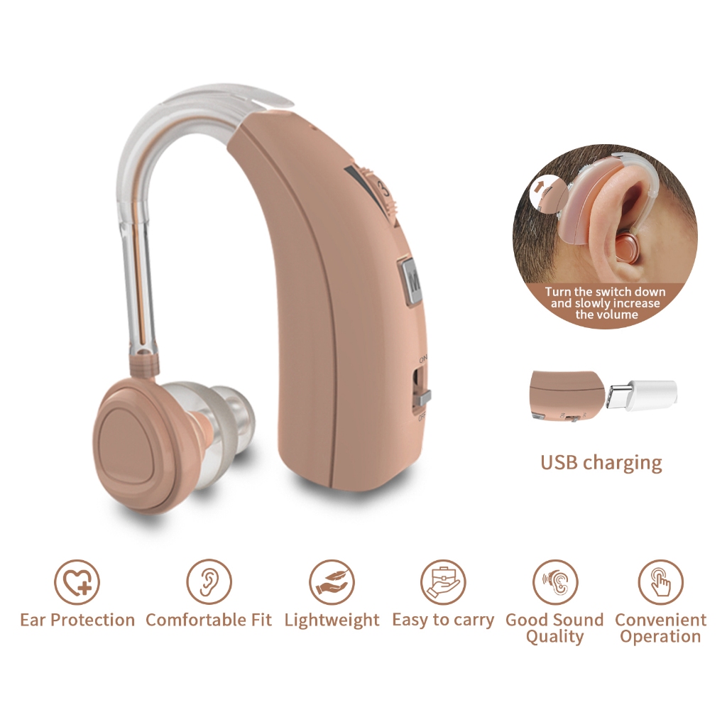 Genuine Delmicure Hearing Aids Rechargeable Hearing Amplifier for Adult ...