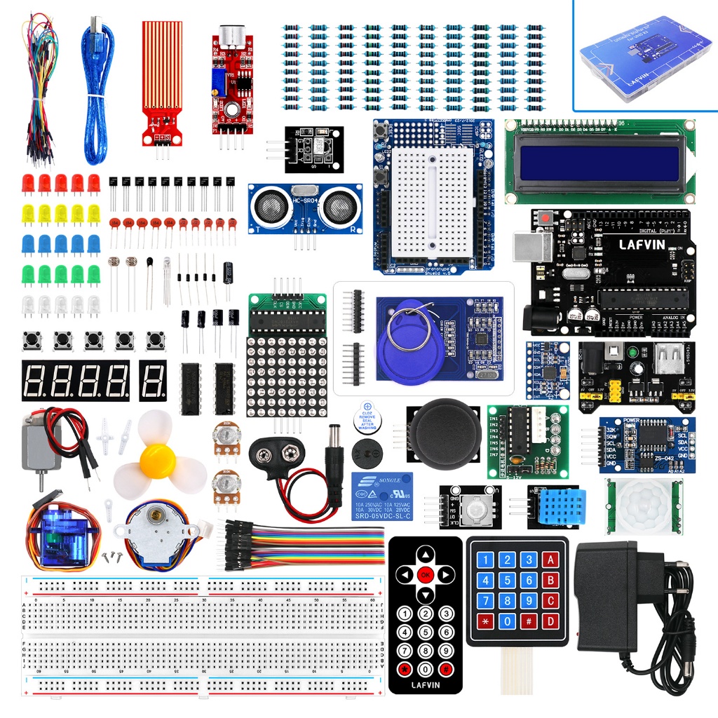 LAFVIN Ultimate Starter Kit for Arduino UNO R3/Mega2560 with Tutorial ...