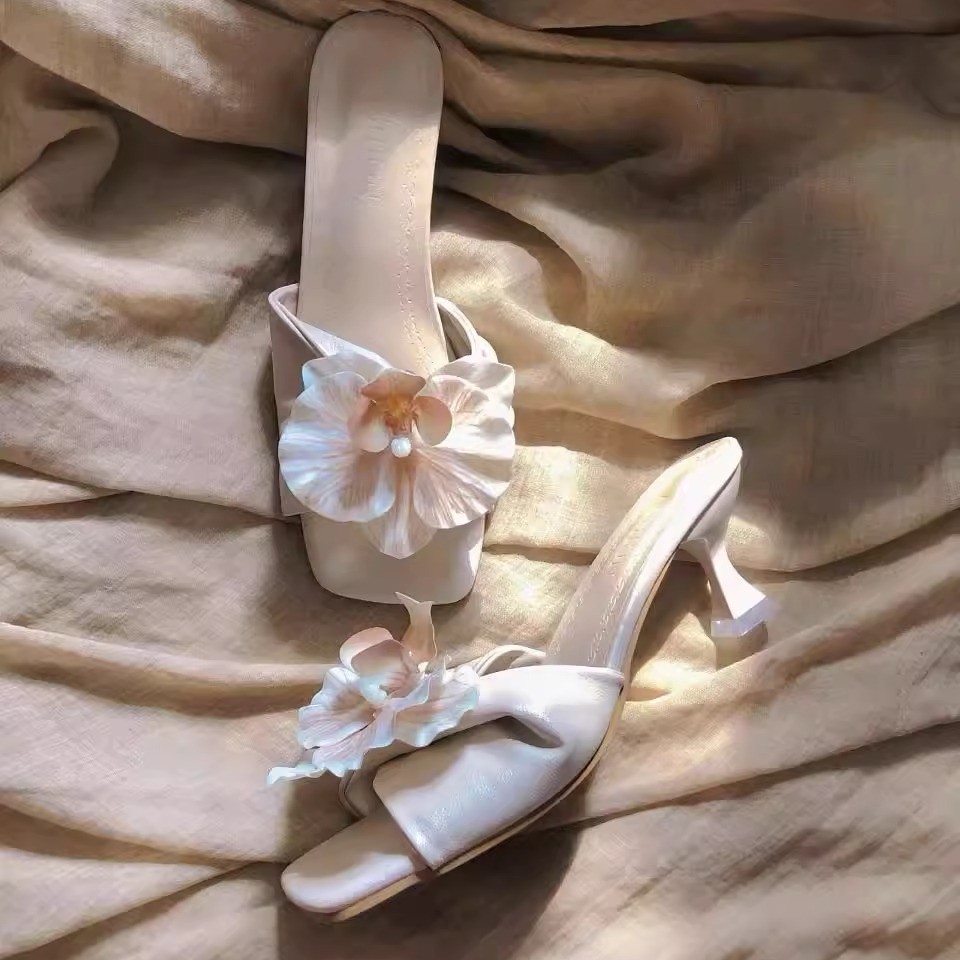 【Ready stock】hand made 2025Kasut raya perempuan Raya Heels kasut tinggi ...