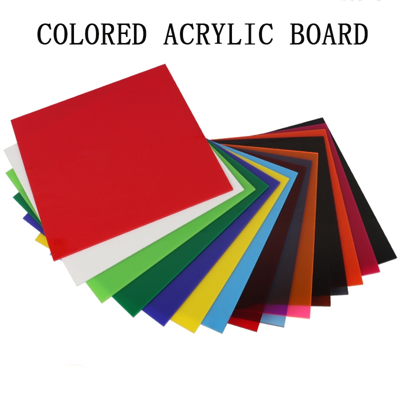 Color Translucent Acrylic Board Blue Display Box Plastic Plexiglass ...