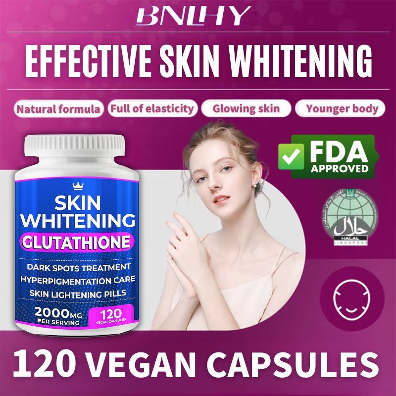 glutathione injection while pregnant glutathione Whitening pill Skin Brightening Anti Aging Effects Lighten  EFFECTIVE SKIN glutathione 120 capsules