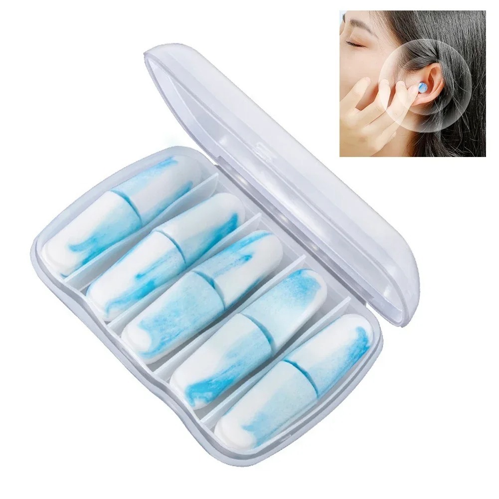 10Pcs Sound Insulation Earplugs for Sleep Soft PU Sponge Noise ...