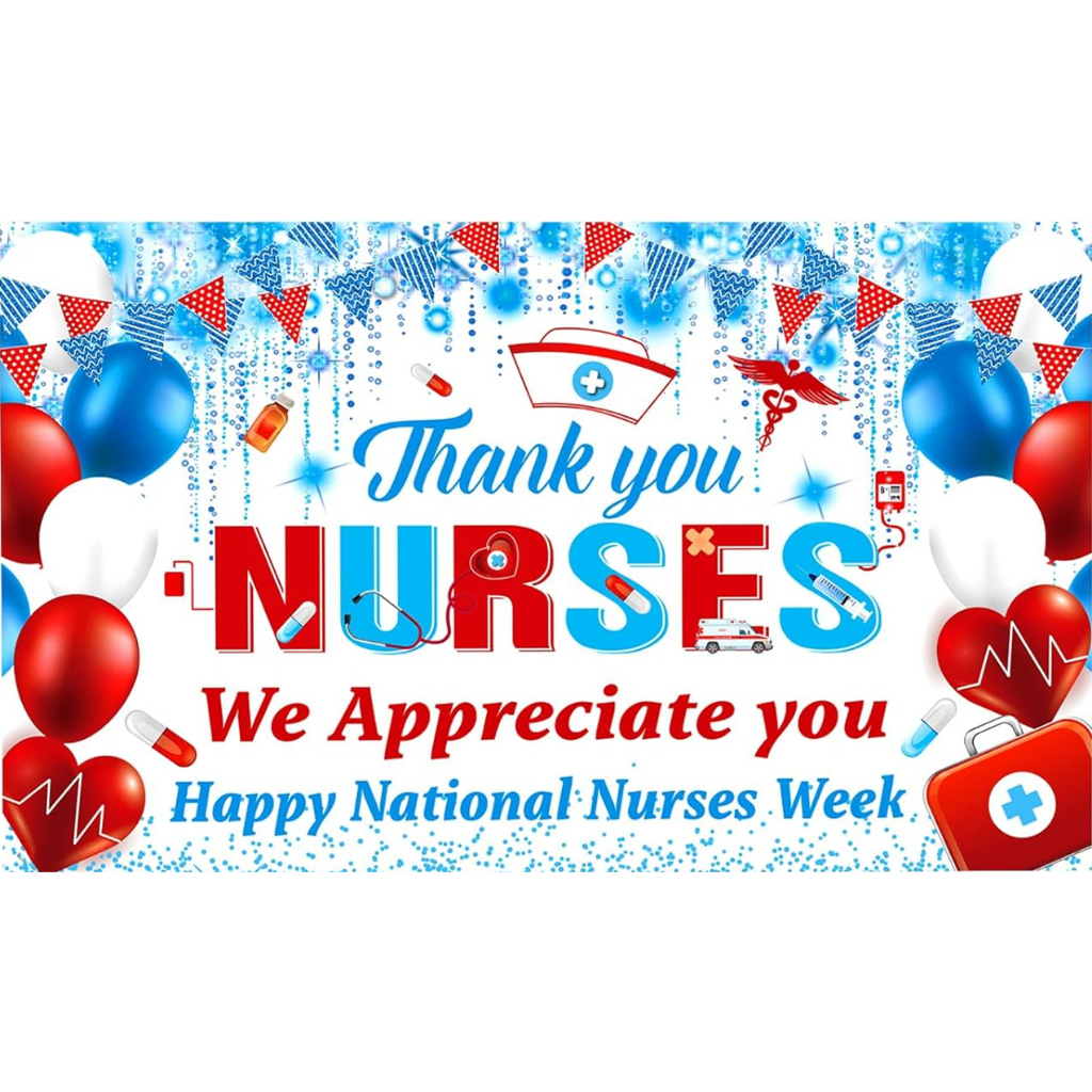 5x3ft Nurse Appreciation Week Photography Background Thank You Nurses ...