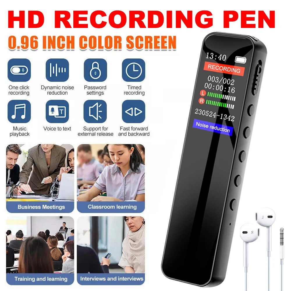 Mini Digital Recorder Portable professional voice-activated recording ...
