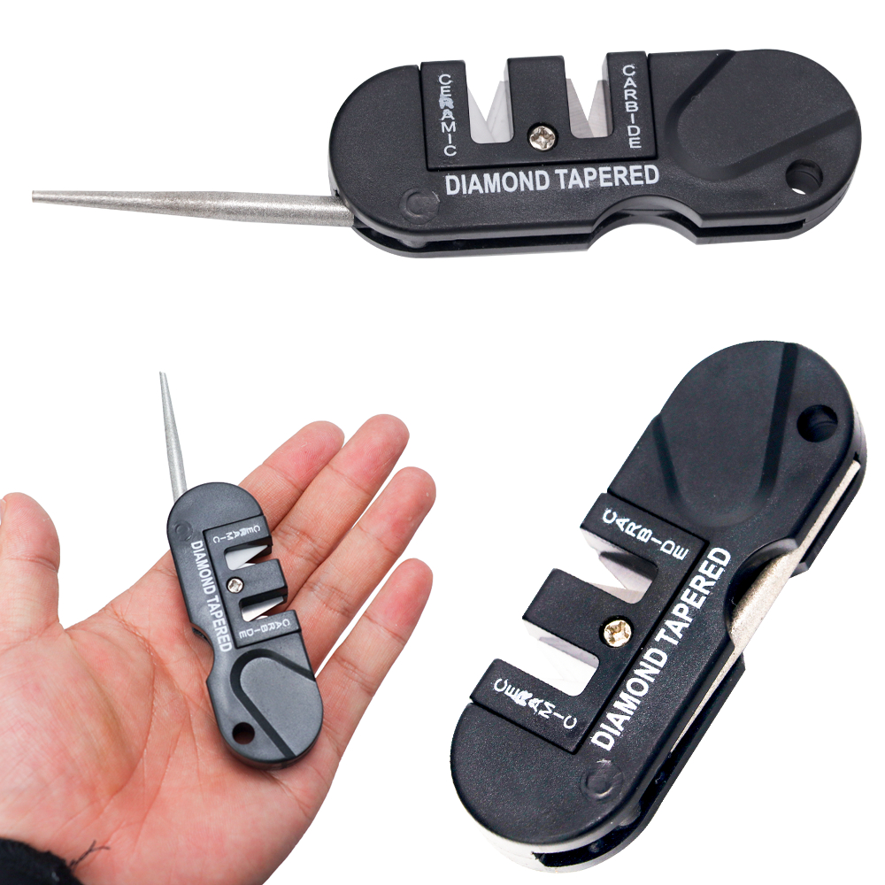 Multi Functional Mini Portable Knife Sharpener Outdoor Sharpening Stone ...