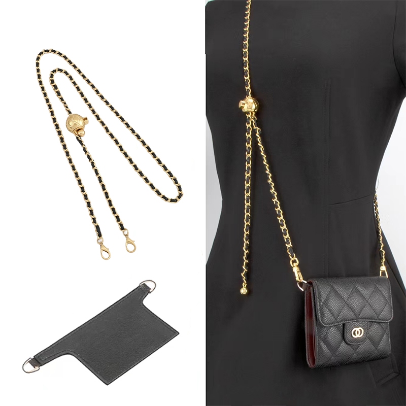 Upgraded Detachable Crossbody Chain Strap + PVC Liner Organizer Insert ...