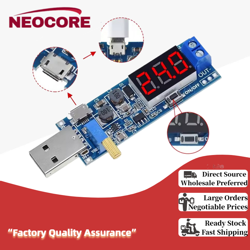 Boost Buck Converter USB Step UP / Down Power Supply Module DC-DC 5V to ...