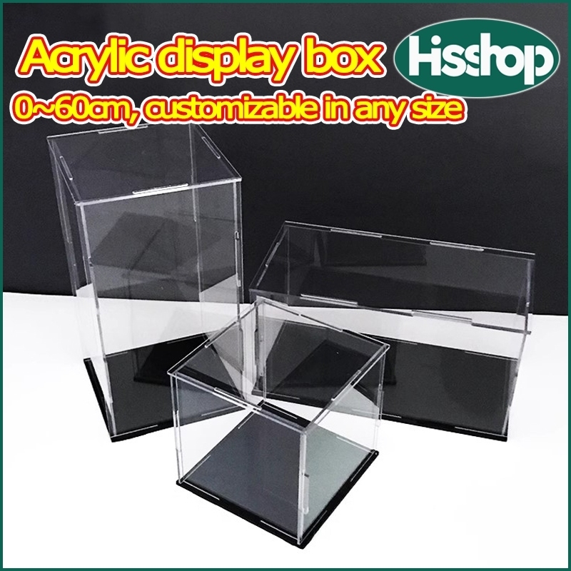 Customized acrylic box,large size 90cm display case,3mm thickness long ...