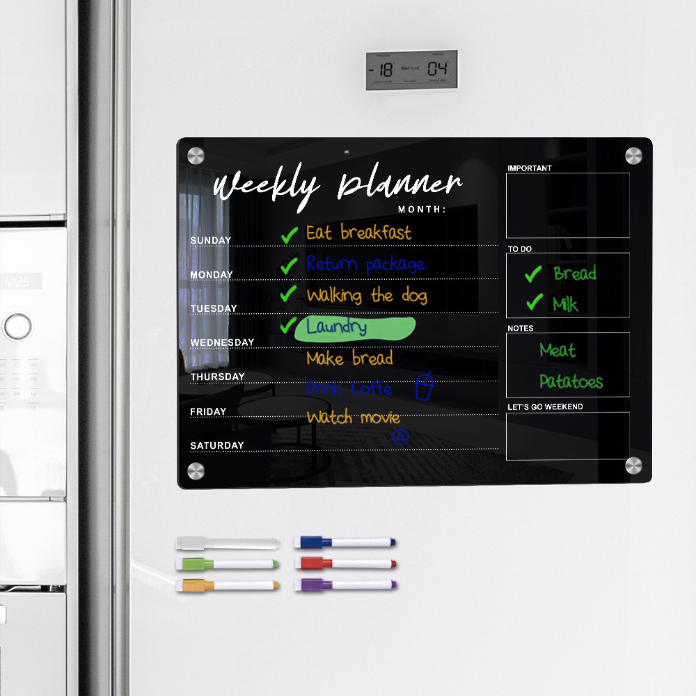 weekly-magnetic-calendar-for-refrigerator-dry-erase-whiteboard-black