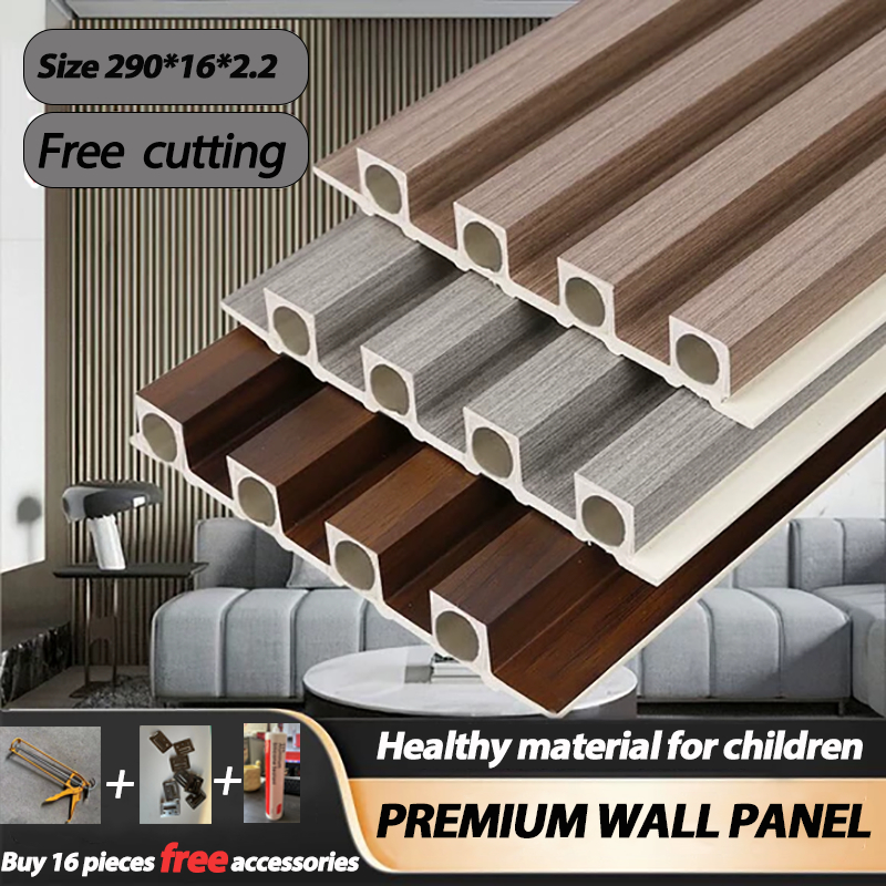 2.9M Fluted Wood Panel Fluted Wall Decor Wall dinding Wall Board Wood ...