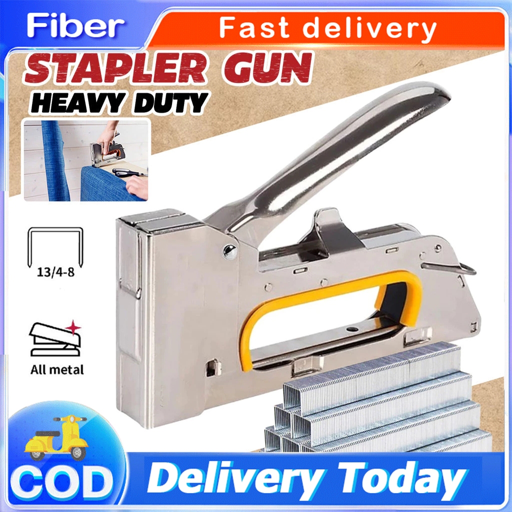 [NEW] Heavy Duty Hand Stapler Gun Nail Tacker Gun For Fastening ...