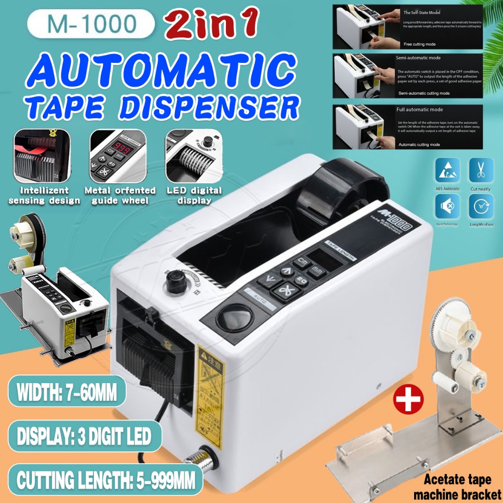 Tape dispenser M-1000 Automatic Packing Tape Dispenser Tape Adhesive ...