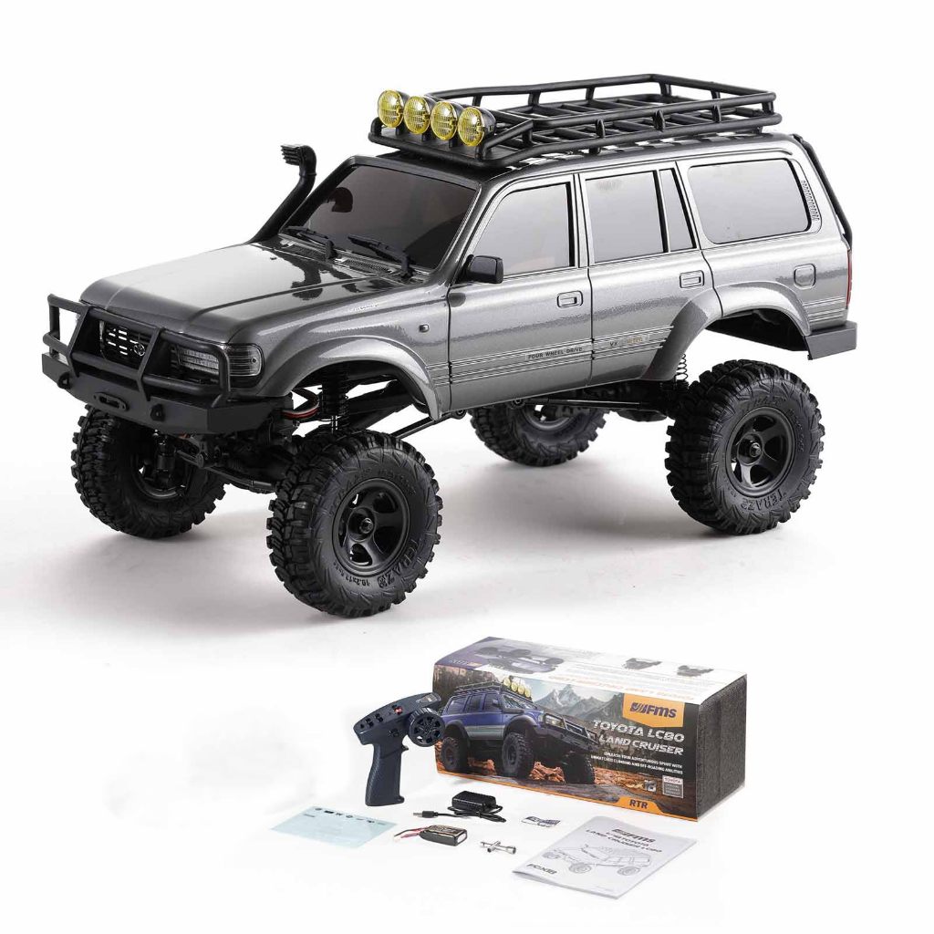 FMS FCX18 RC Crawler Toyota Cruiser LC80-1/18 Offroad Trucks 4X4 RC ...