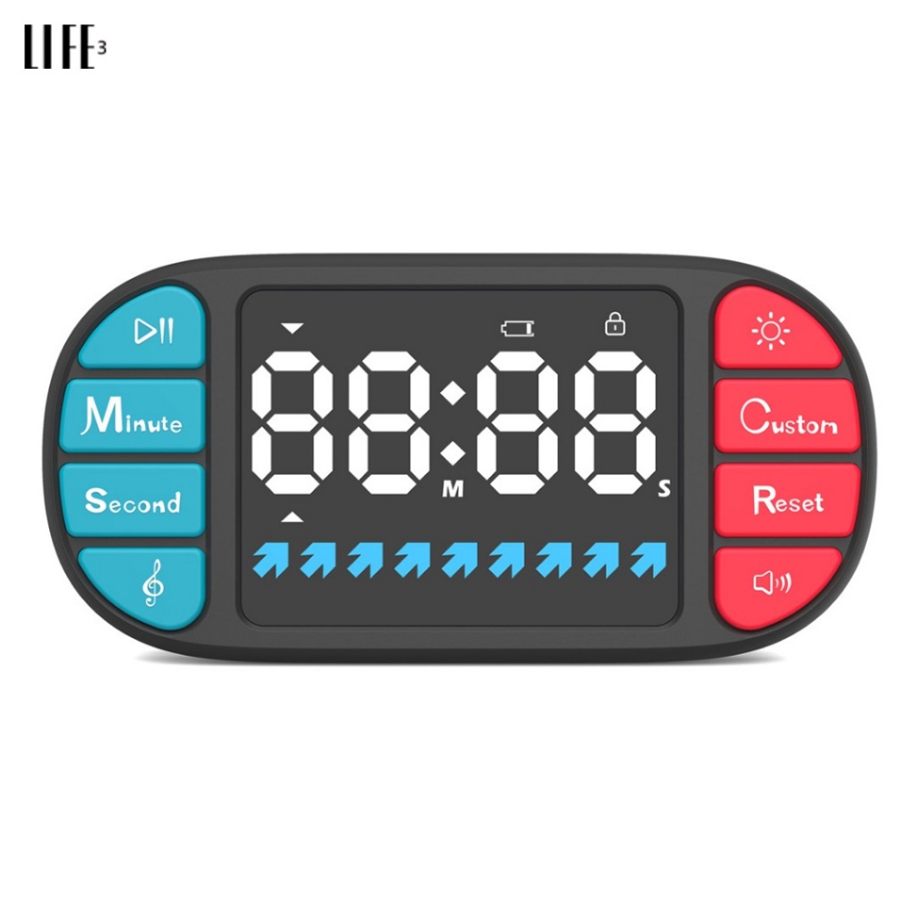 3Life Time Manager Visual Timer With LED Large Screen 4 Sets Of ...