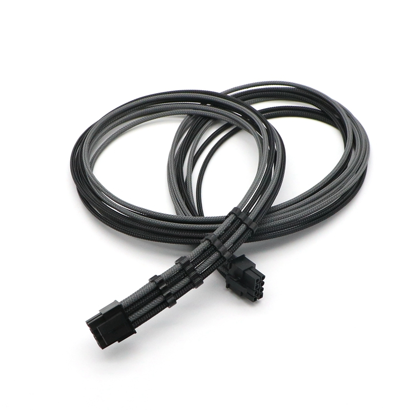 Custom Sleeved CPU 8Pin EPS 4+4Pin Modular Power Supply Cable for ...