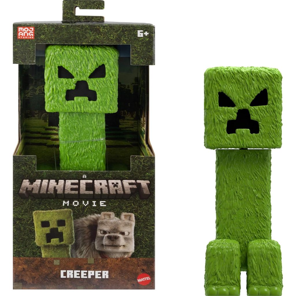Minecraft Large-Scale Action Figure, 12-inch Posable Creeper Toy ...