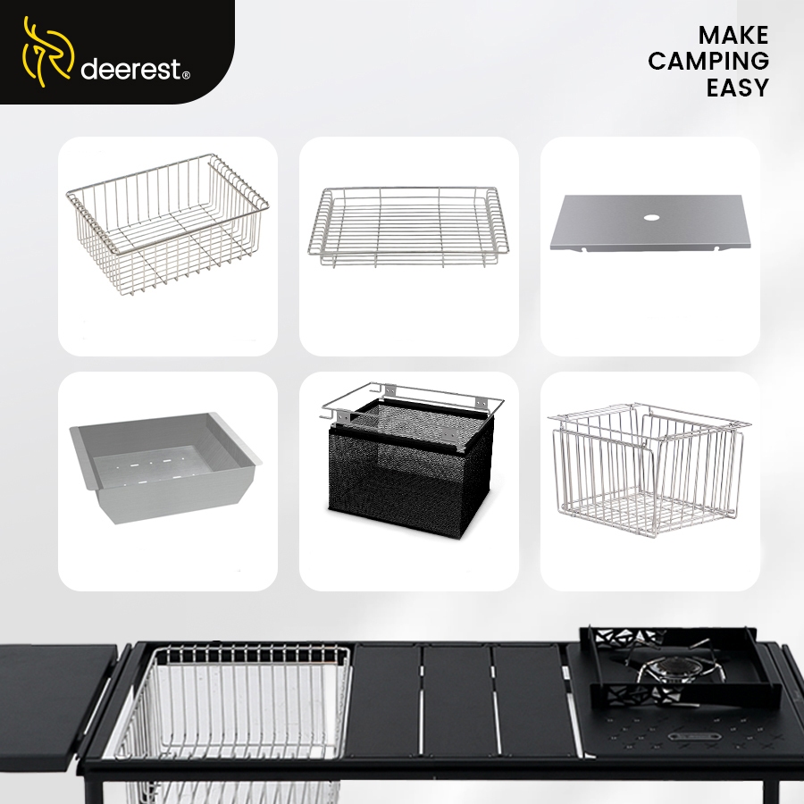 deerest IGT Accessories Unit Storage Box Drain Basket Mesh Board ...