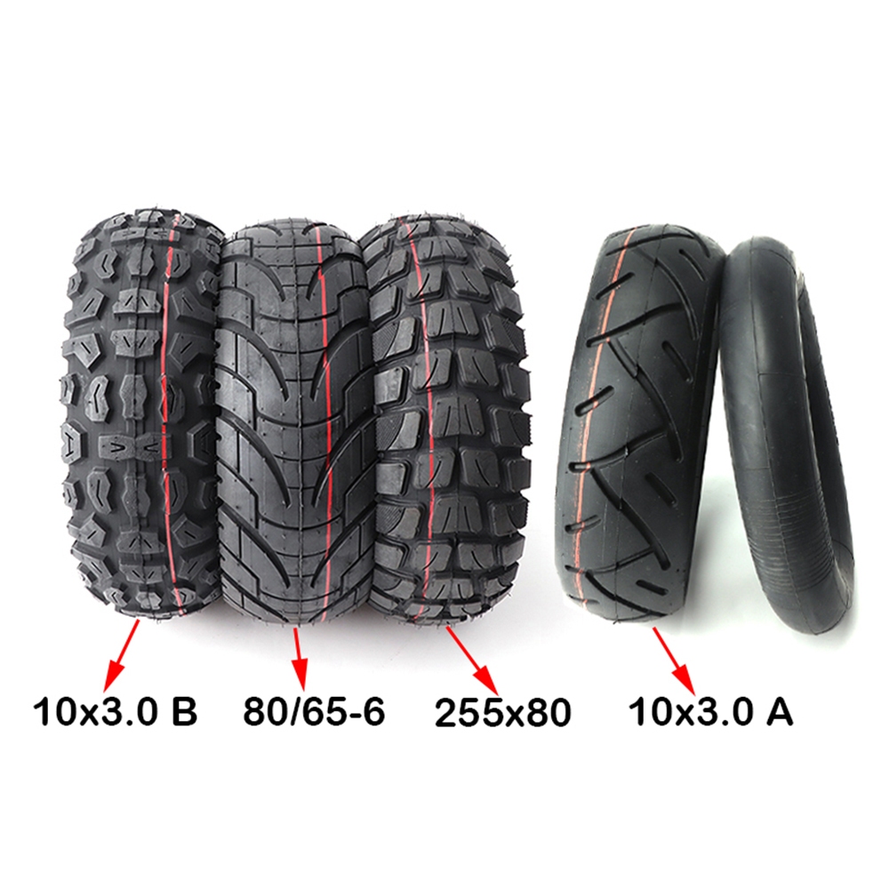 10" Inner Tube For ZERO Electric Scooter - Size 255x80/10X3 (80/65-6), Thickened Rubber
