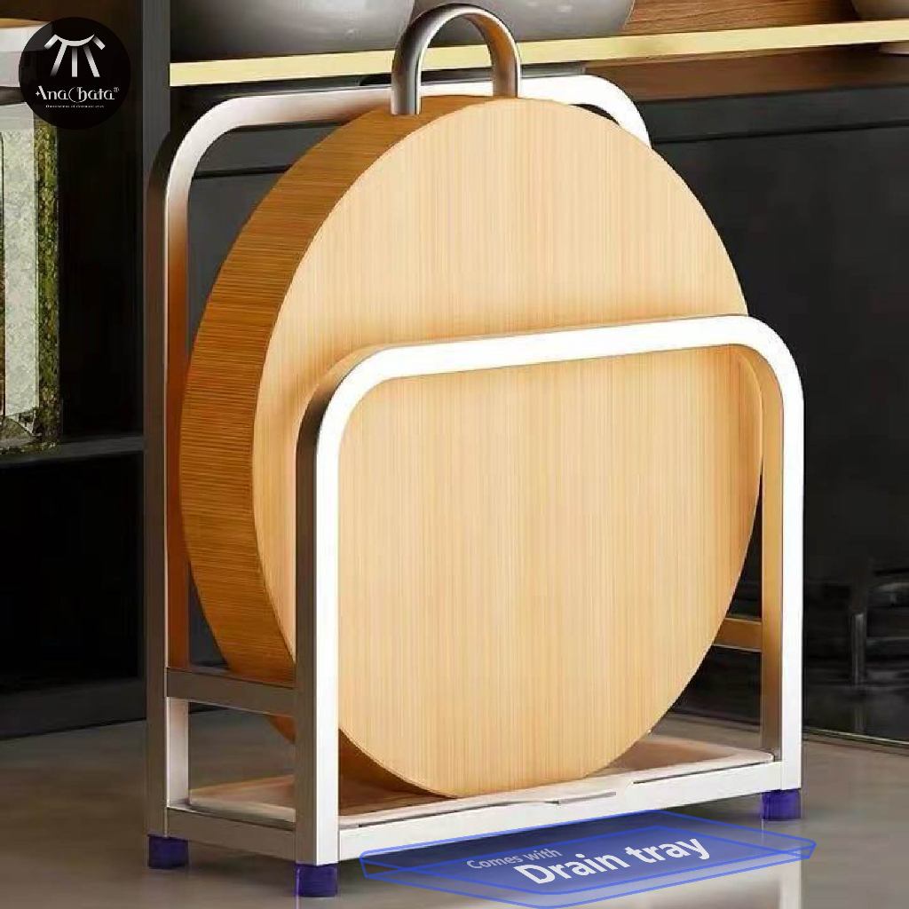 Stainless Steel Kitchen Rack Cutting Board Holder Drying Organizer Rack ...