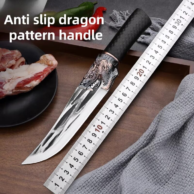 Forging slaughter knife, stainless steel dragon sharp bone cutting ...