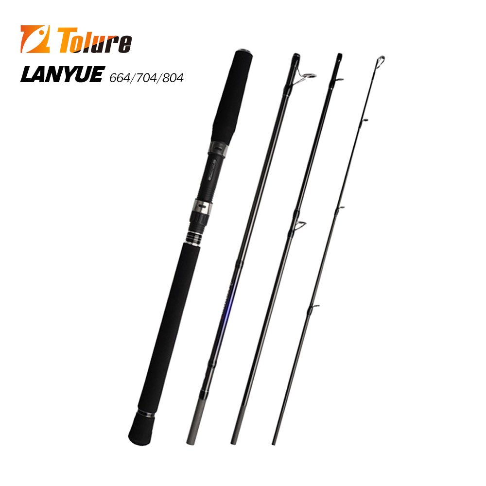 Tolure LANYUE Travel Jigging Rod 1.98m-2.4m H Hardness 10-68g Lure ...